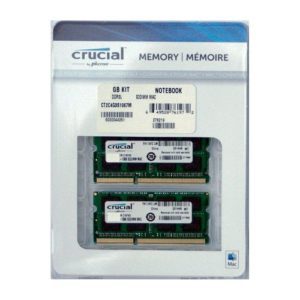 RAM Laptop DDR3L Crucial 8gb KIT 4gbx2 Bus 1600 For Mac