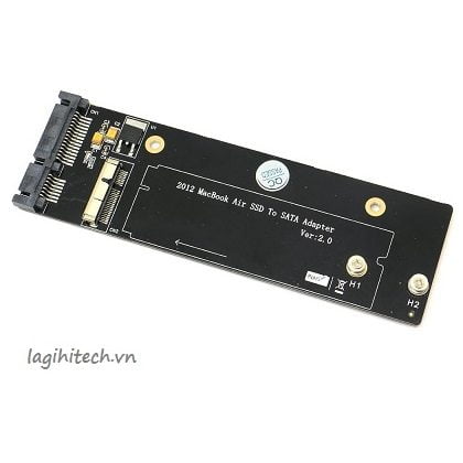 Adapter SSD Macbook Air 2012 To sata iii 2,5 inch giá rẻ
