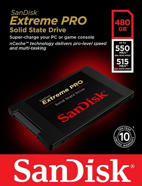 Ổ Cứng SSD Sandisk Extreme Pro 480GB 2.5 inch