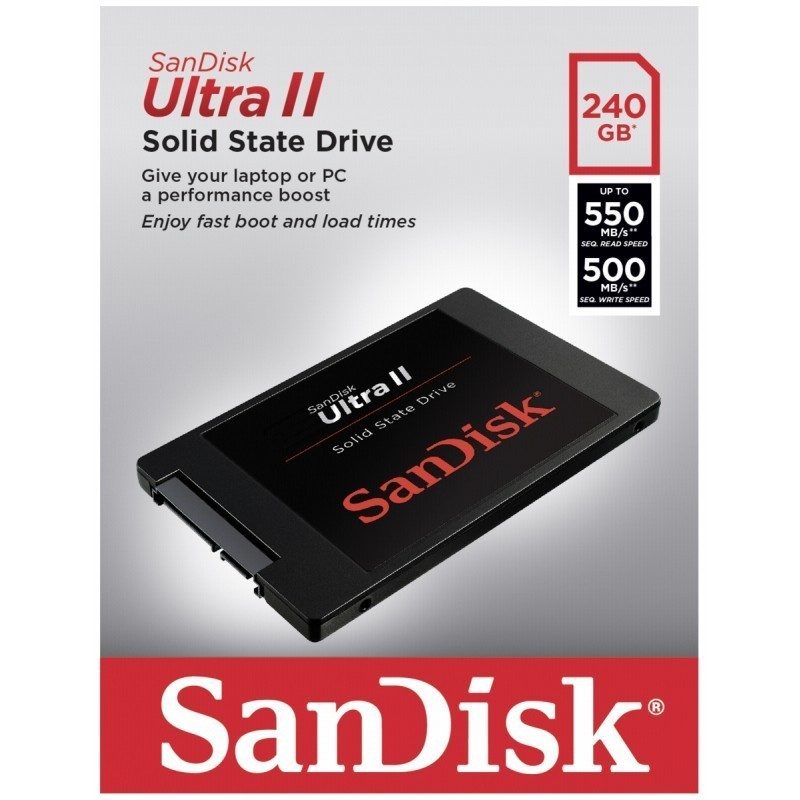 Ổ Cứng SSD Sandisk Ultra ii 240GB 2.5 inch SATA iii