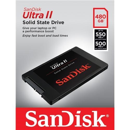 Ổ Cứng SSD Sandisk Ultra ii 480GB 2.5 inch