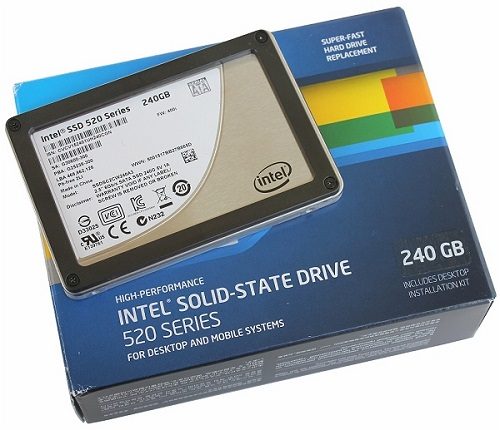 SSD Intel 520 240gb 2.5 inch SATA iii Chính Hãng