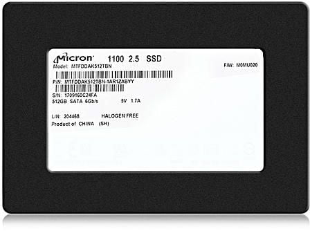 Ổ cứng SSD Micron 1100 512GB 2.5 Inch SATA iii