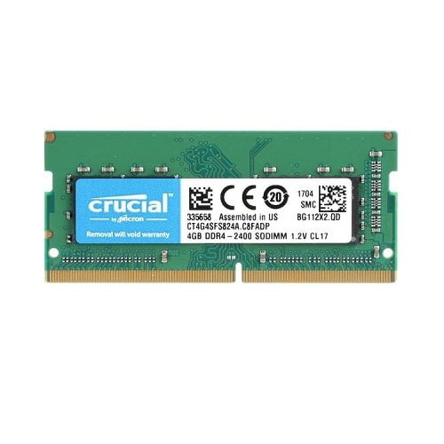 RAM Laptop DDR4 Crucial 4GB Bus 2400