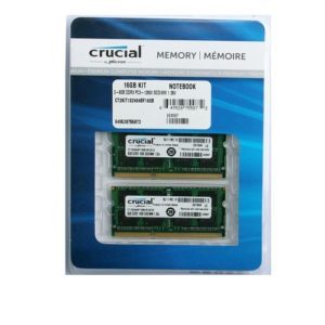 Ram laptop DDR3 Crucial For Mac KIT 16Gb (8gbx2) Bus 1600