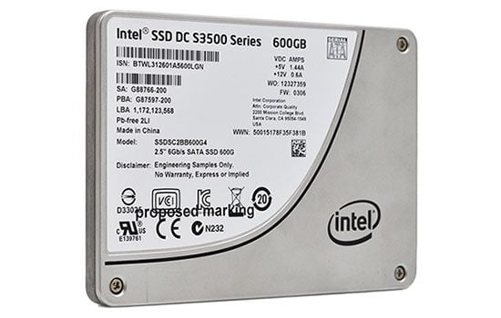Ổ Cứng SSD Enterprise Intel DC S3500 600GB