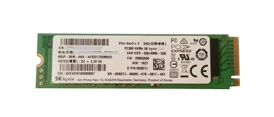 SSD Hynix PC300 256gb PCIe NVMe M2 HFS256GD9MND 5510A hinh anh 1