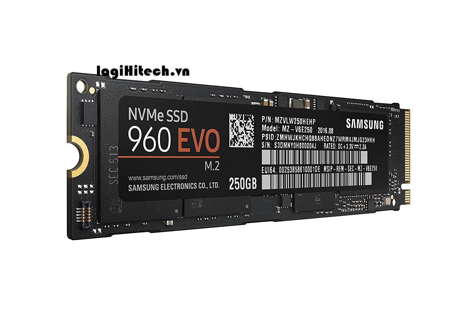 SSD Samsung 960 EVO PCIe NVMe M2