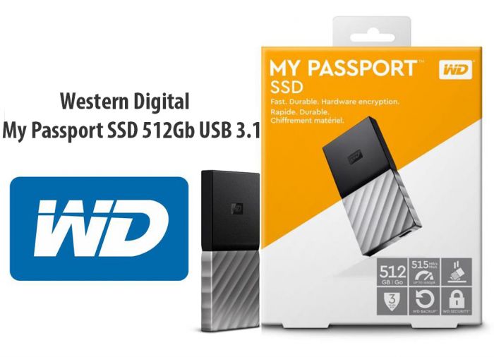 Ổ Cứng WD My Passport SSD 512GB