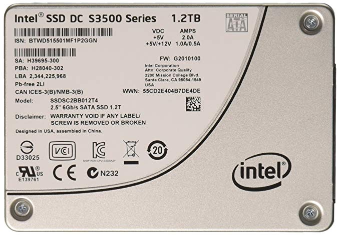 Ổ Cứng SSD Enterprise Intel DC S3500 1.2TB