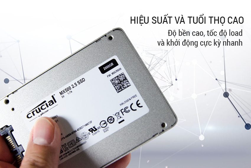 SSD Crucial MX500 2TB 2.5 CT2000MX500SSD1