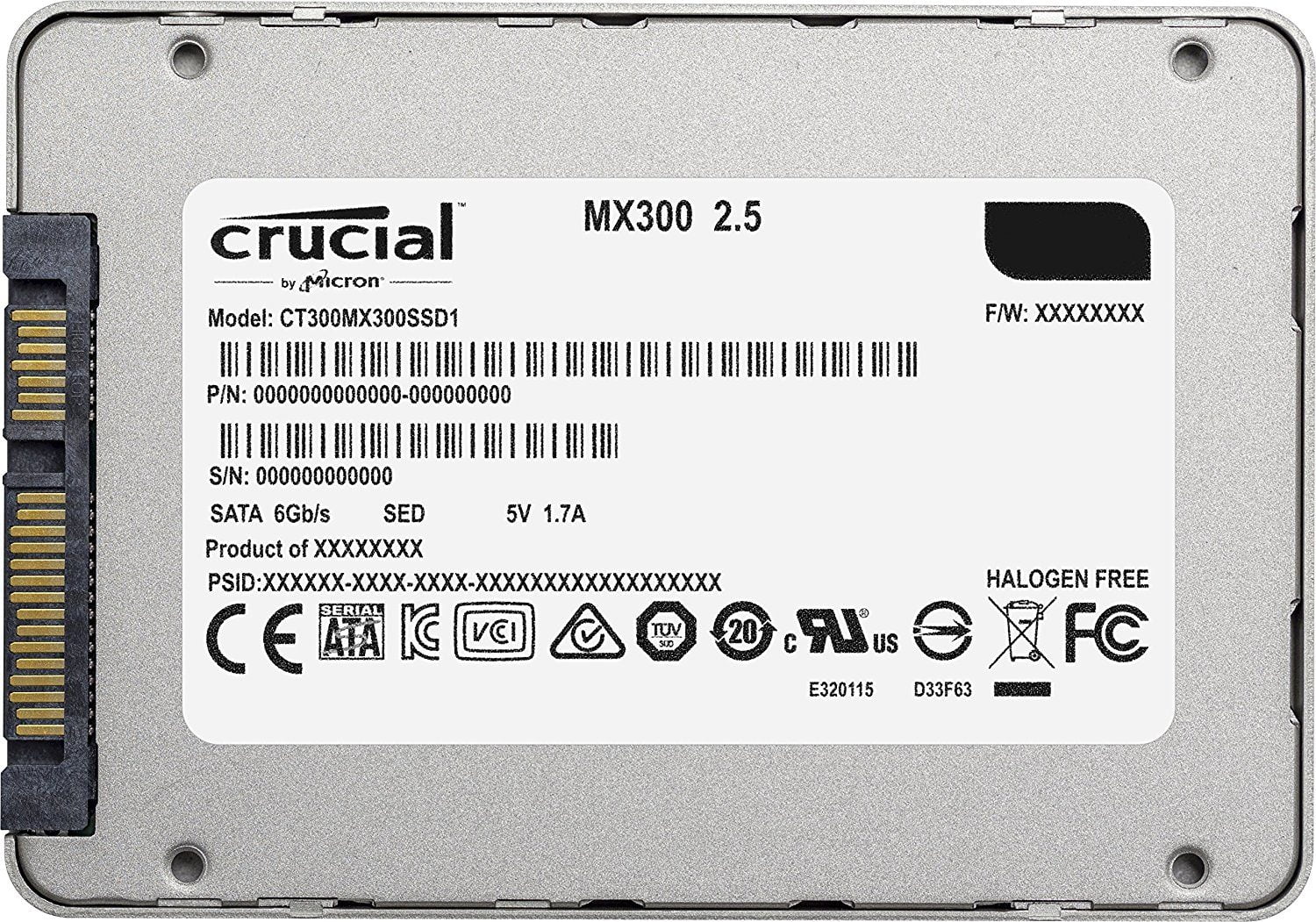 Thiết Kế Ổ Cứng SSD Crucial MX500 2TB