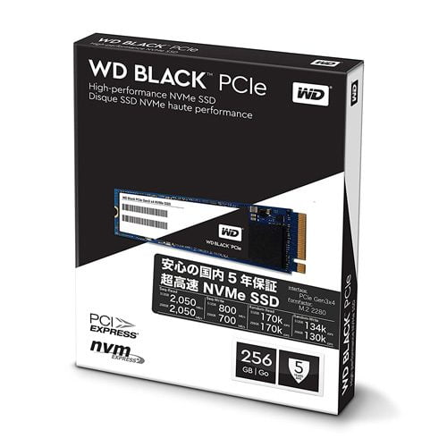Ổ Cứng SSD WD Black 256GB M2 2280 NVMe