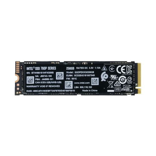 SSD Intel 760P 512GB M2 PCIe NVMe Gen 3x4 SSDPEKKW512G8X1 | LagiHitech.vn
