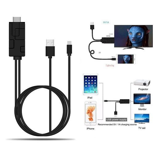 Cáp Chuyển Đổi Lightning To HDMI Chính Hãng 