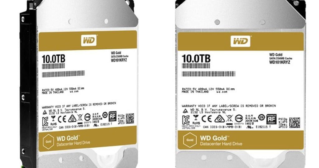 Ổ Cứng WD Gold 10TB HCM