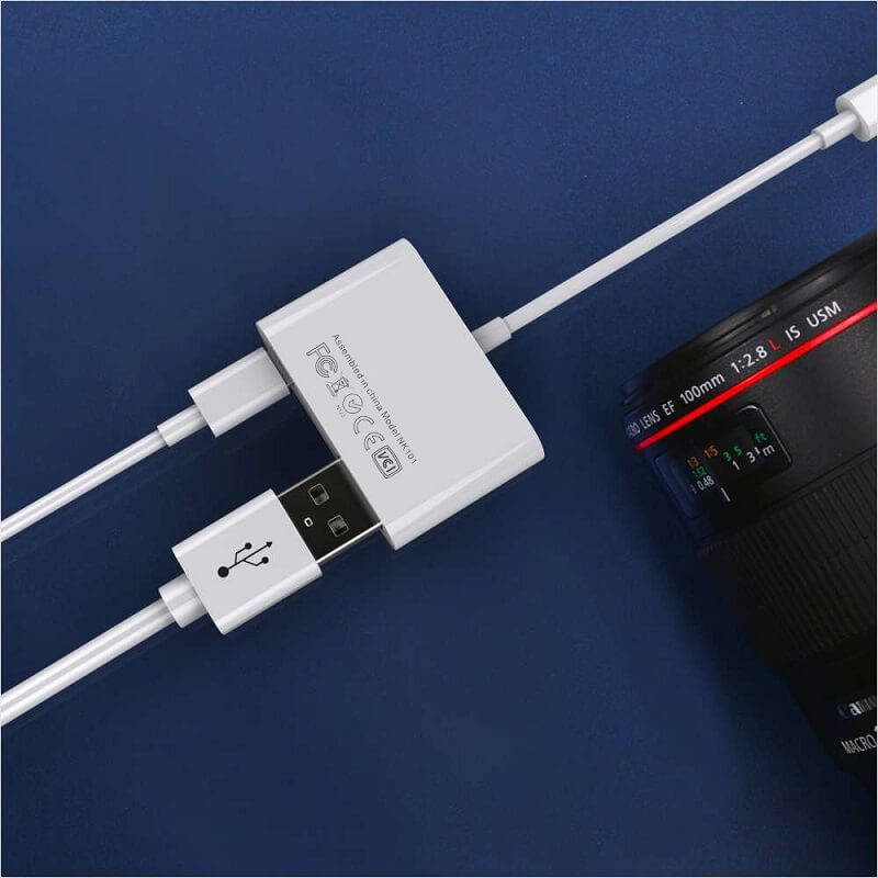 Adapter Lightning To USB  3 cổng Giá Rẻ 