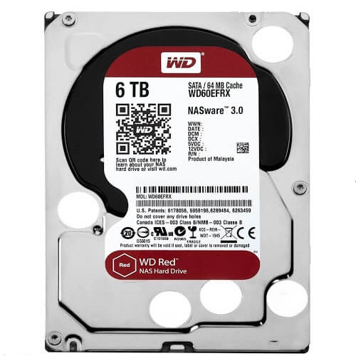 Ổ Cứng HDD WD Red 6TB WD60EFRX 7