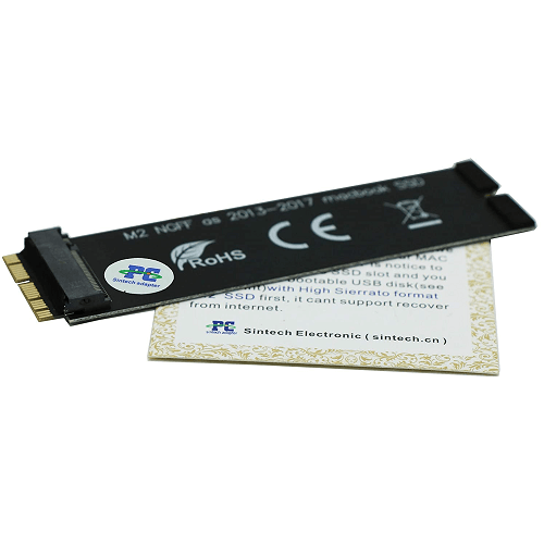 Adapter Sintech chuyển đổi SSD M2 PCIe NVME dùng cho MacBook Air (2013-2015) 3