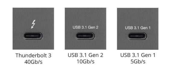 Thunderbolt 3 và USB C 2
