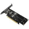 Card chuyển JEYI iHyper-M2X16 SSD PCIE NVME Raid (4 Slot) 1