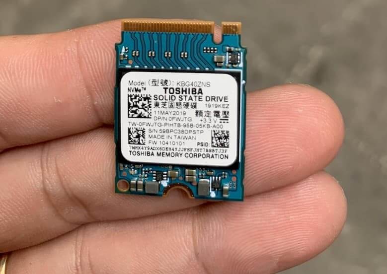 SSD Toshiba BG4 512GB M2 2230 PCIe NVMe Gen 3 4 KBG40ZNS512G