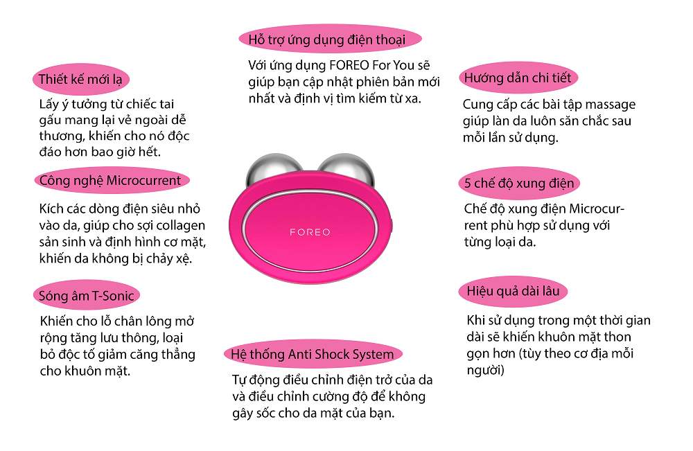 Infographic Foreo Bear
