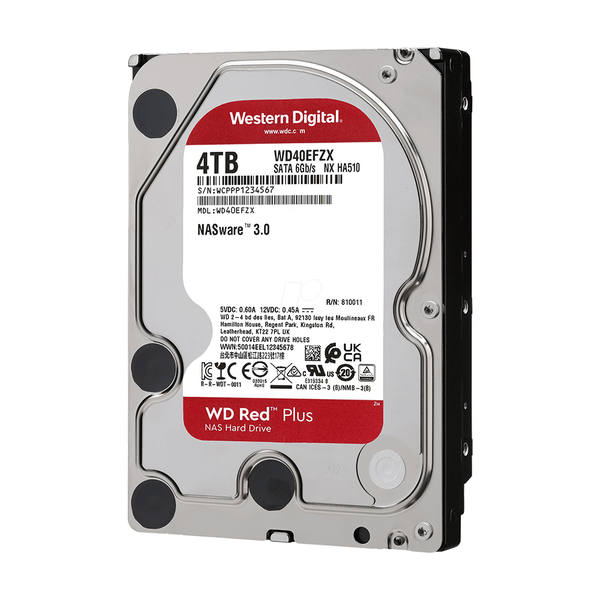 Ổ Cứng HDD WD Red Plus 4TB 3.5 inch SATA iii 5400 RPM 128MB Cache WD40EFZX 