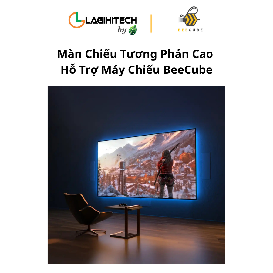 may chieu tuong phan cao ho tro may chieu beecube h1