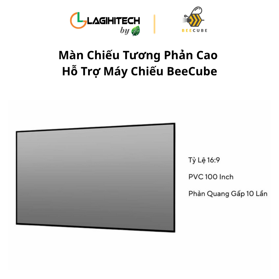may chieu tuong phan cao ho tro may chieu beecube h3