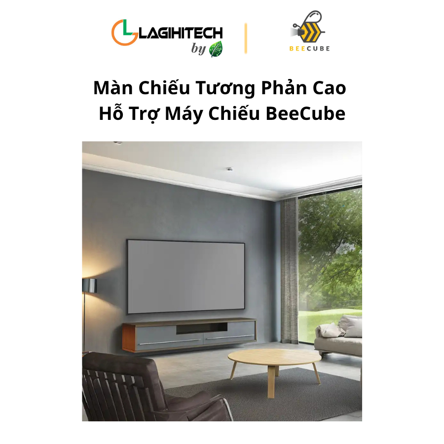 may chieu tuong phan cao ho tro may chieu beecube h4