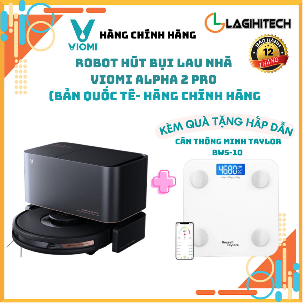 Robot Hút Bụi Lau Nhà Viomi Alpha 2 Pro (Bản Quốc Tế - Hàng Chính Hãng ...