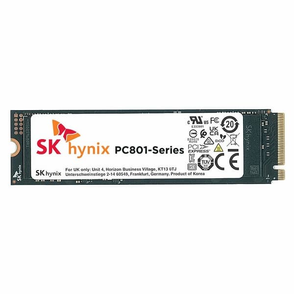 ほぼ新品 NVMe PCI 4.0 1TB SSD SKhynix PC801-
