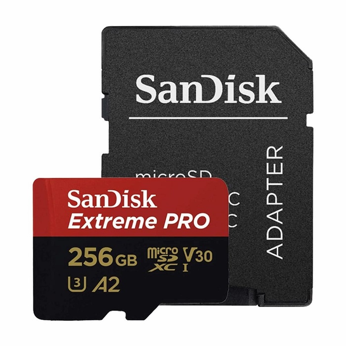SanDisk 256GB Extreme Pro microSDXC UHS-I Memory Card - SDSQXCD-256G-GN6MA
