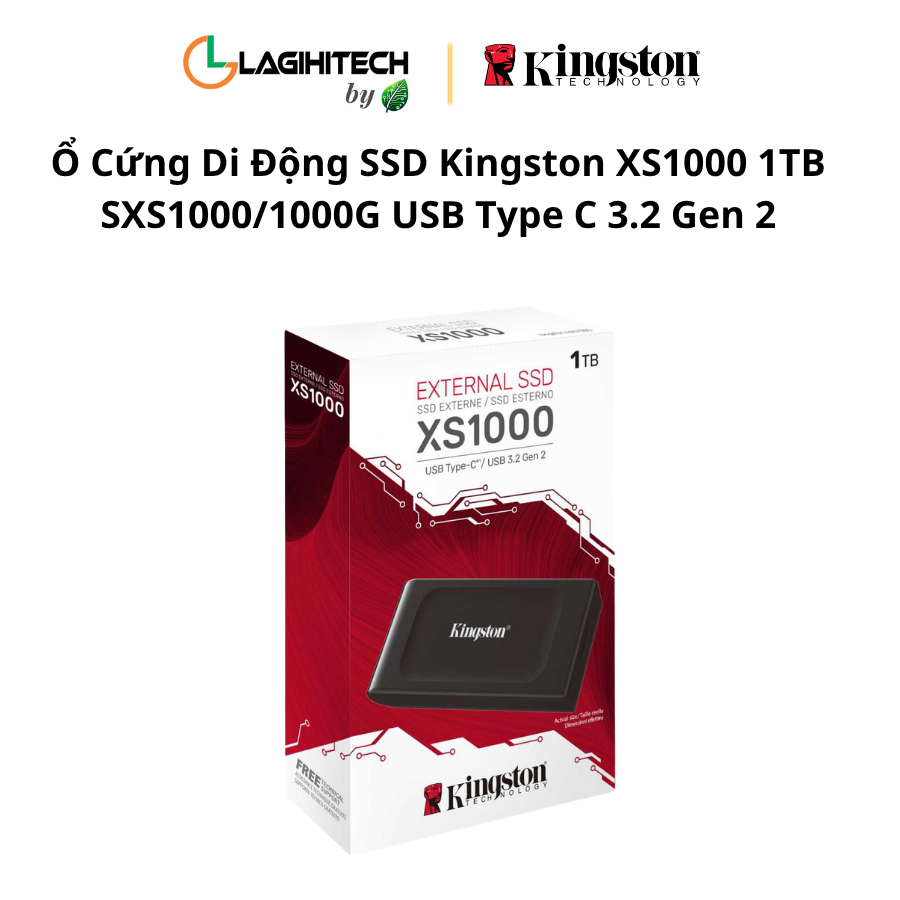 o cung di dong ssd kingston xs1000 1tb SXS1000:1000G usb type C 3.2 Gen 2 h4