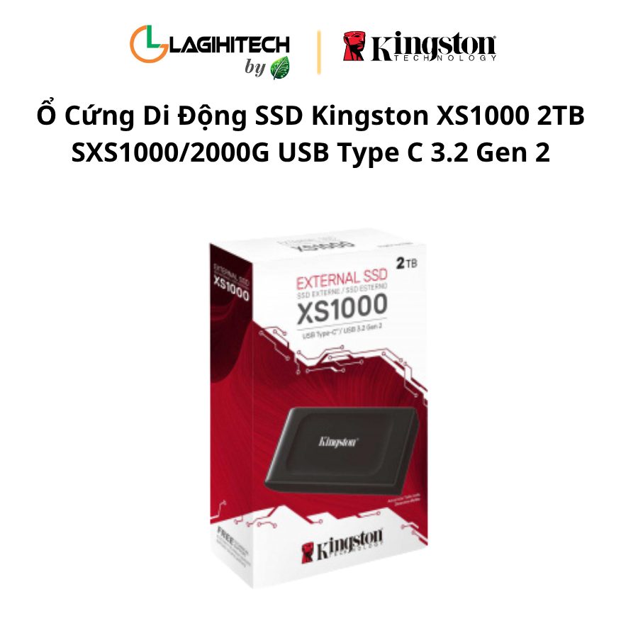 o cung di dong ssd kingston xs1000 2tb SXS1000:2000G USB Type C 3.2 Gen 2 h5