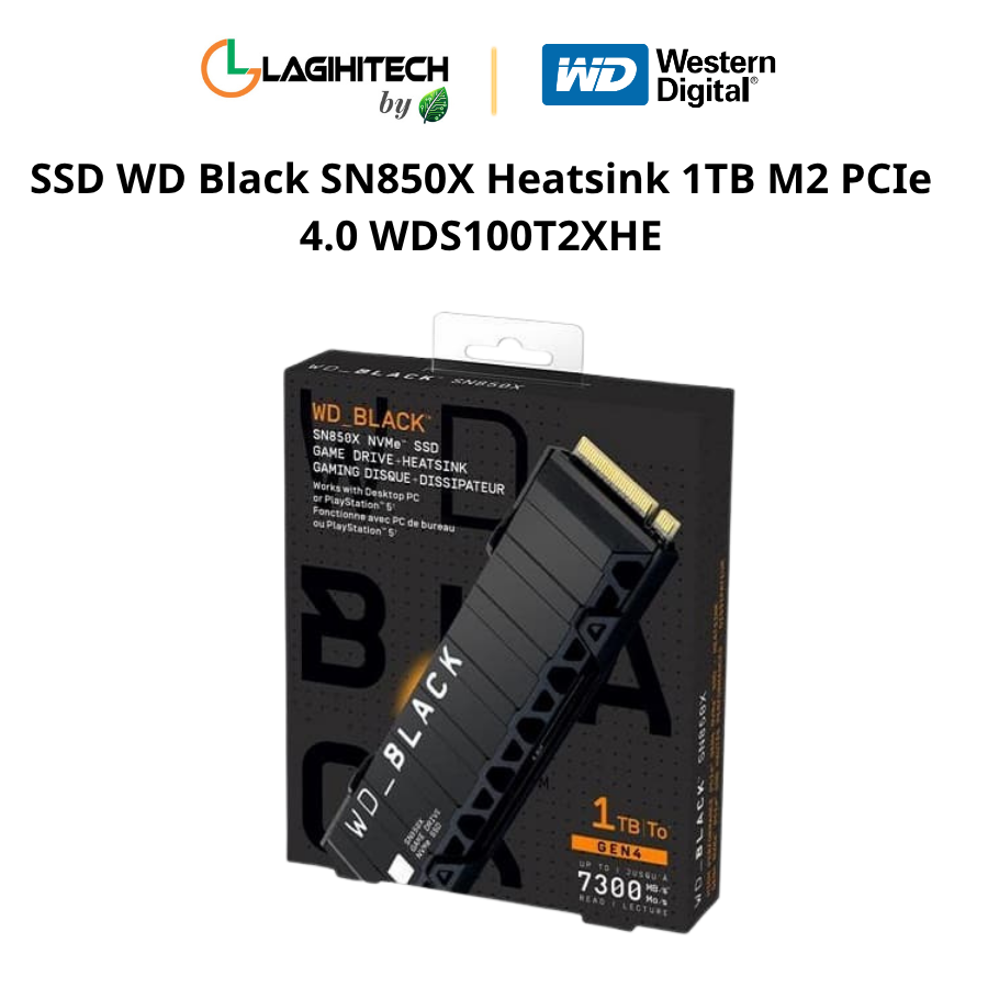 ssd wd black sn850z heatsink 1tb m2 PCIe 4.0 WDS100T2XHE h1