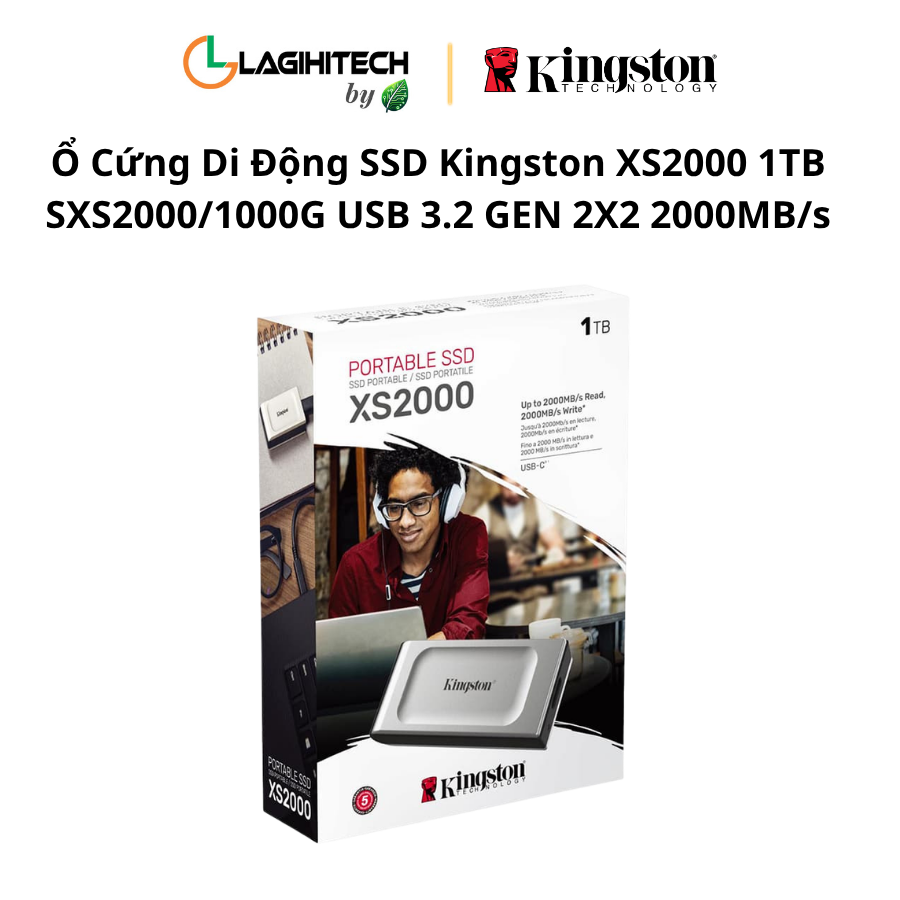 o cung di dong ssd kingston XS2000 1TB SXS2000:1000G USB 3.2 GEN 2X2 2000MB:s h3