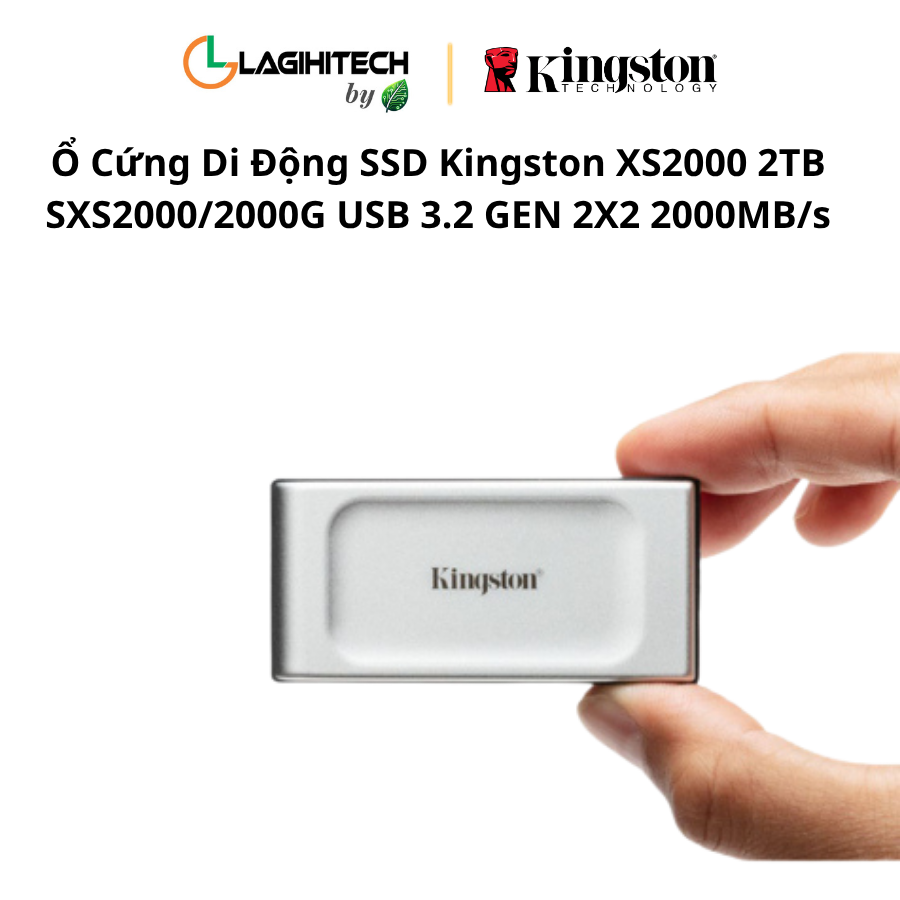 o cung di dong ssd kingston xs2000 2tb SXS2000:2000G USB 3.2 GEN 2X2 2000MB:s h4