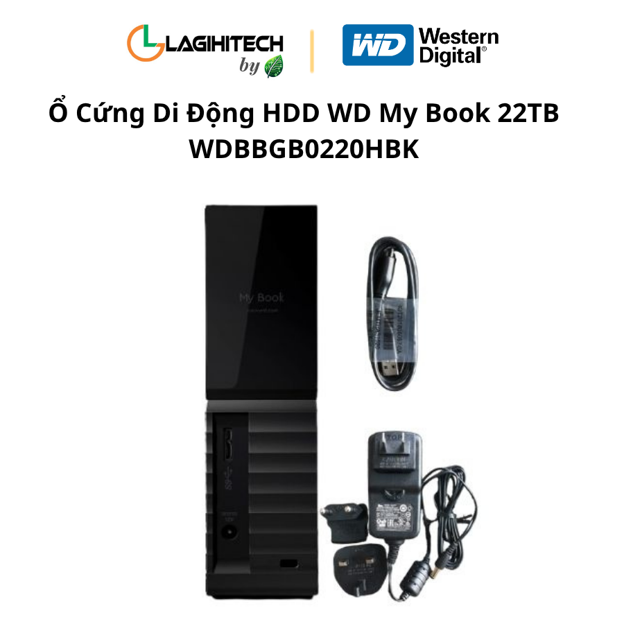 o cung di dong hdd wd my book 22tb WDBBGB0220HBK h4