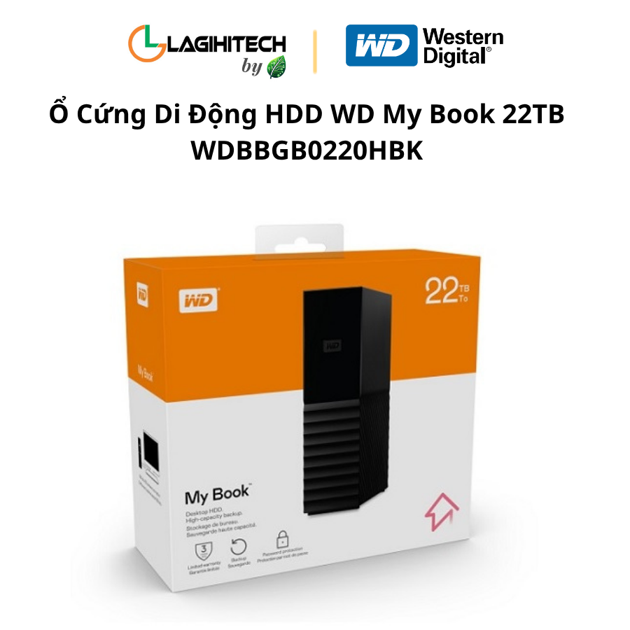 o cung di dong hdd wd my book 22tb WDBBGB0220HBK h5