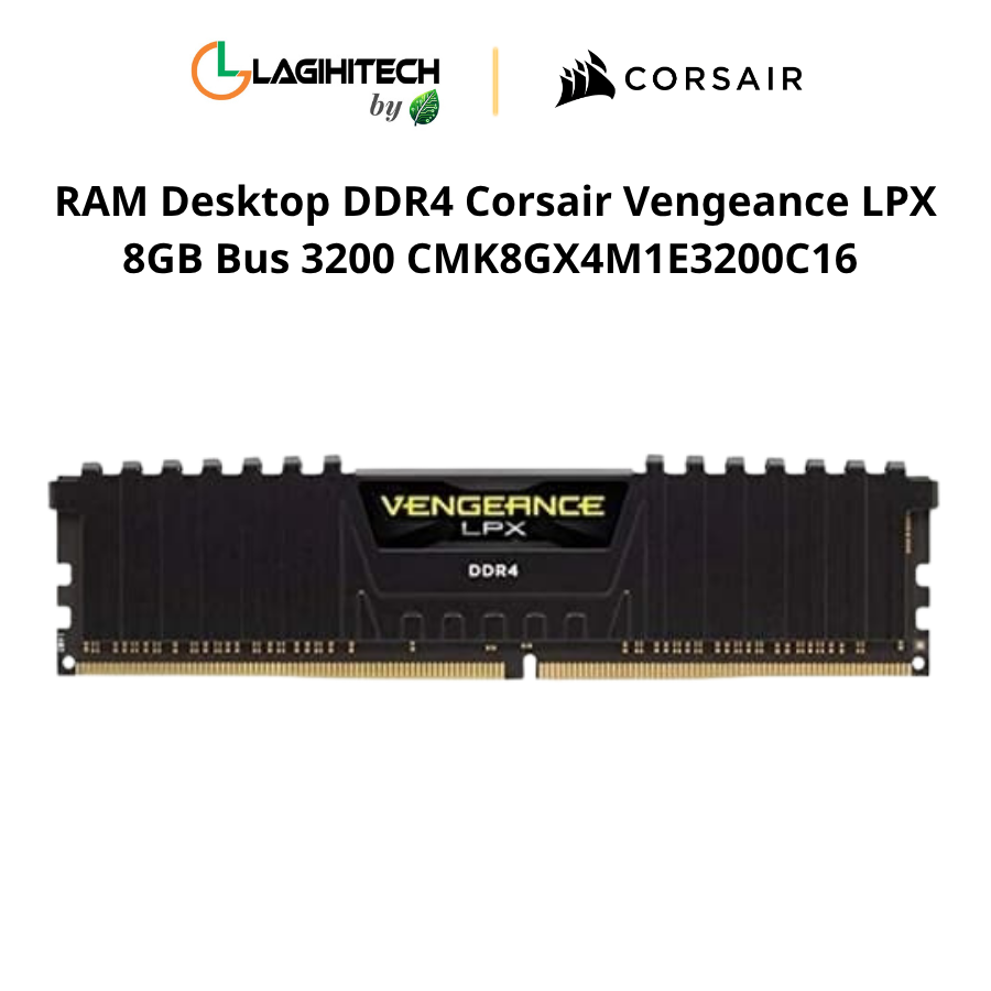 RAM Desktop DDR4 Corsair Vengeance LPX 8GB Bus 3200 CMK8GX4M1E3200C16 h2