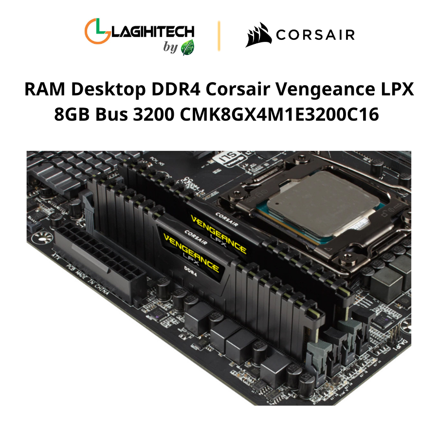 RAM Desktop DDR4 Corsair Vengeance LPX 8GB Bus 3200 CMK8GX4M1E3200C16 h3