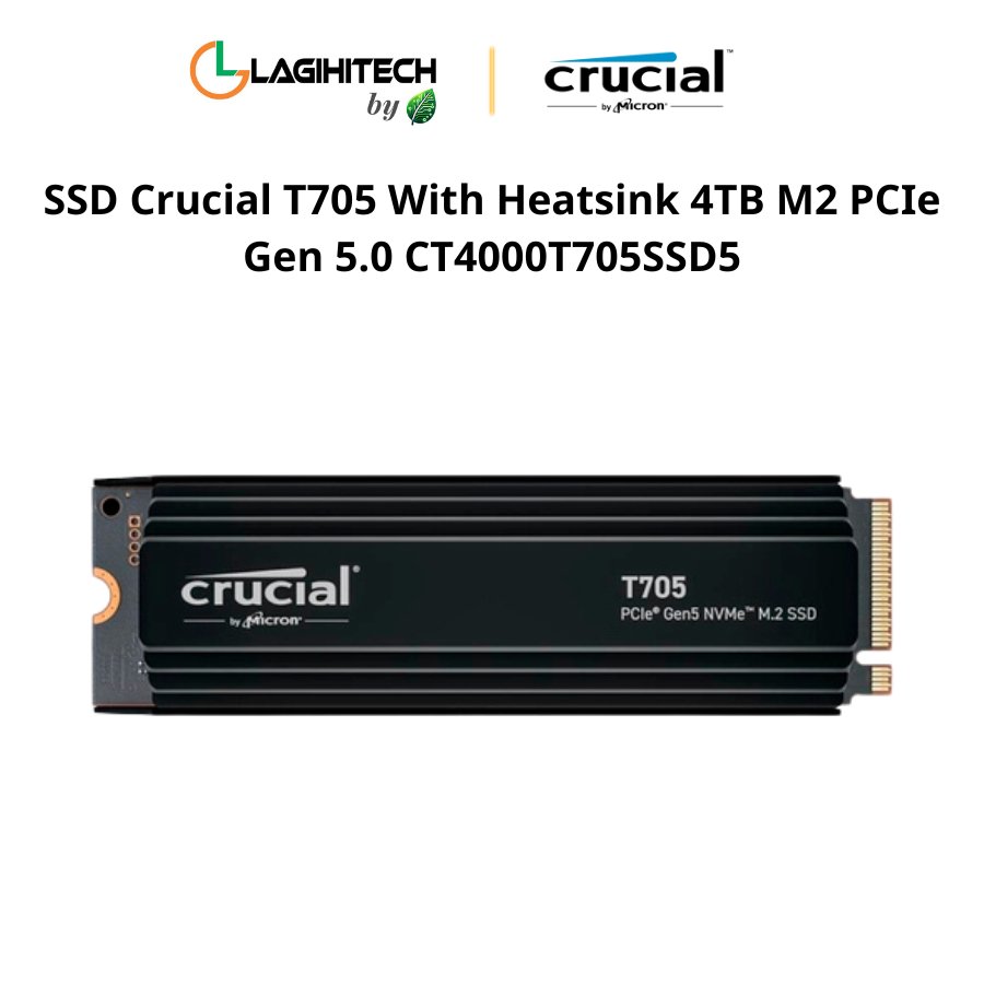 SSD Crucial T705 With Heatsink 4TB M2 PCIe Gen 5.0 CT4000T705SSD5 h2