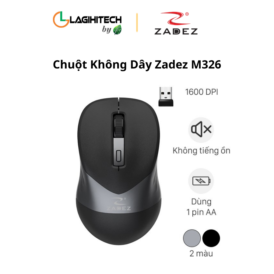 chuot khong day zadez m326 h6