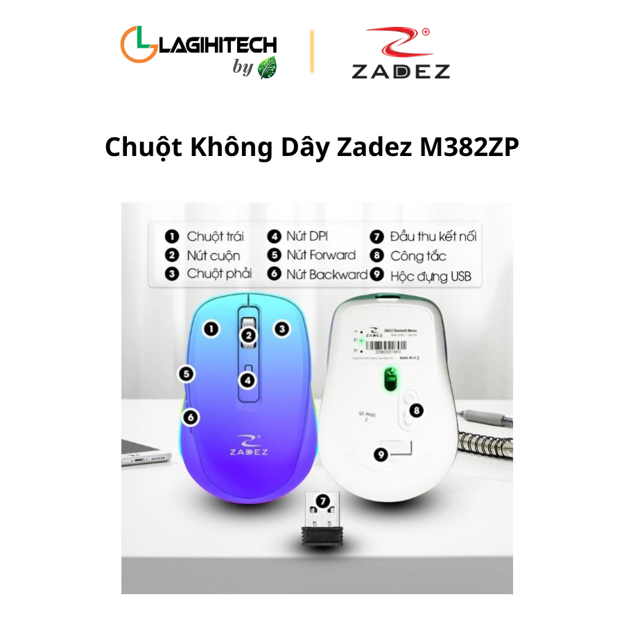 chuot khong day zadez m382zp h5