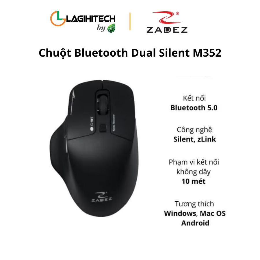 chuot bluetooth dual silent m352 h3