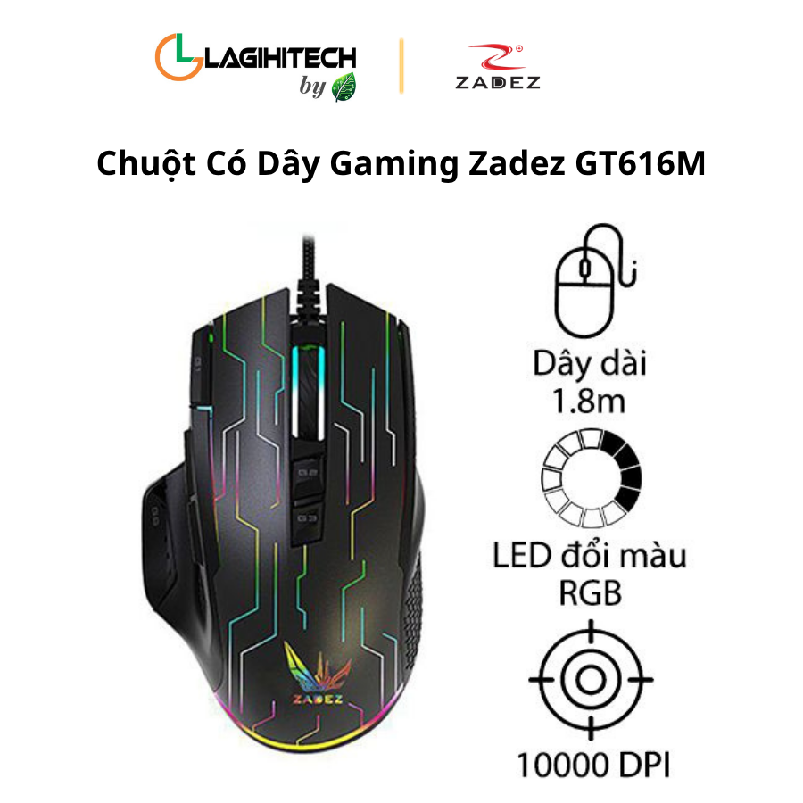 chuot co day gaming zadez gt616m h4