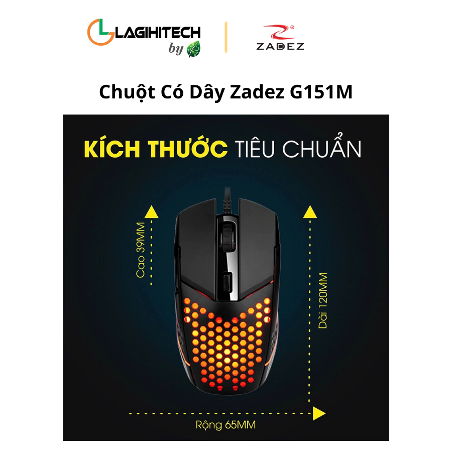 chuot co day zadez g151m h3