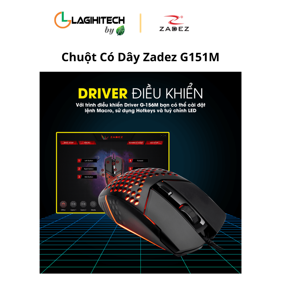 chuot co day zadez g151m h5